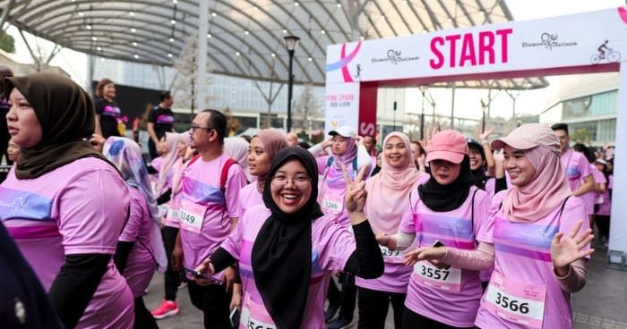 Diamond & Platinum Pink Spark