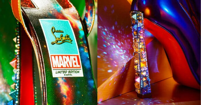 christian louboutin x marvel