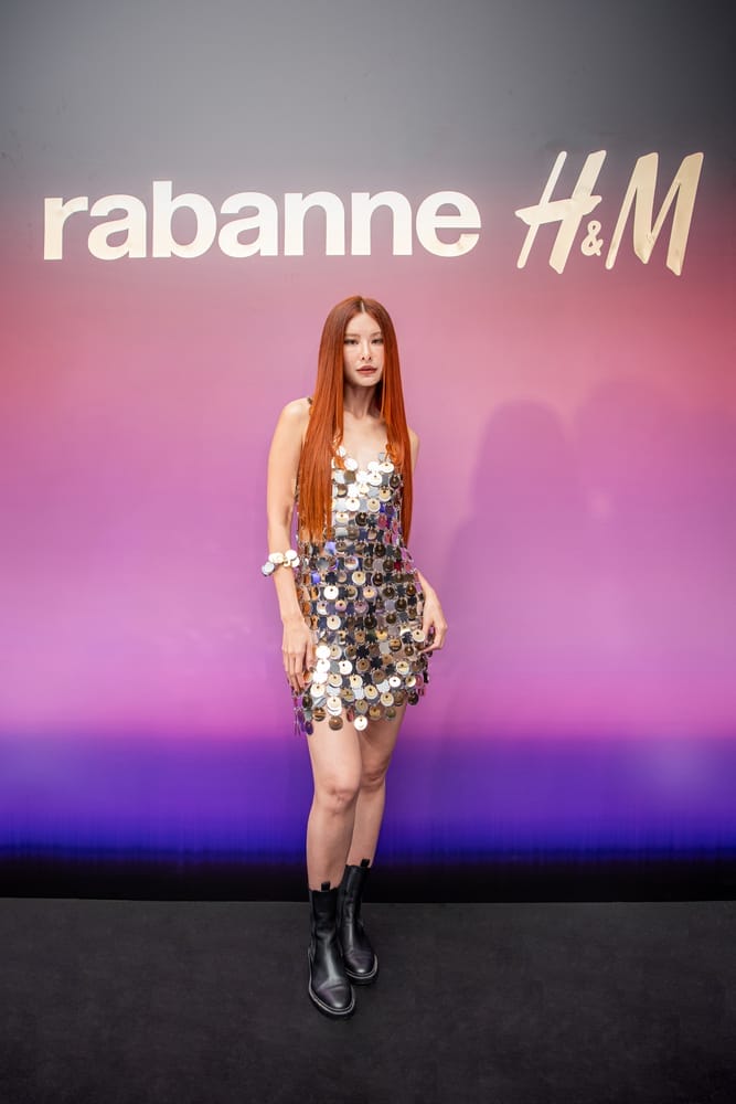 h&m celebrates the rabanne collaboration in singapore
