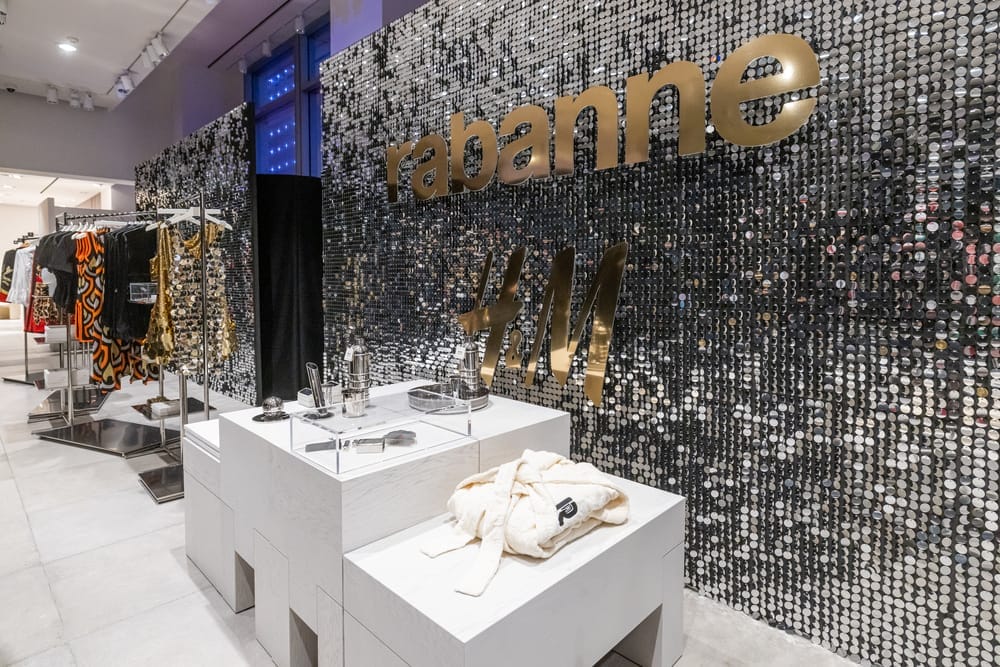h&m celebrates the rabanne collaboration in singapore