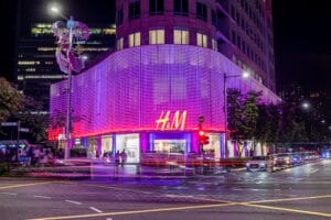 h&m celebrates the rabanne collaboration in singapore