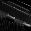 rimowa unveils its distinct line, crafted in leather.
