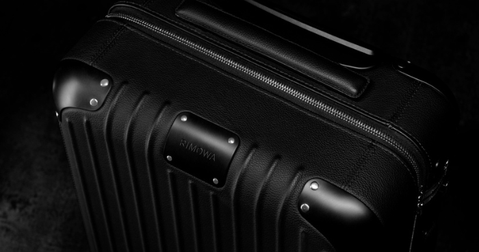 rimowa unveils its distinct line, crafted in leather.