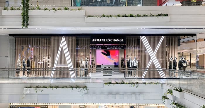 Pavilion armani exchange best sale