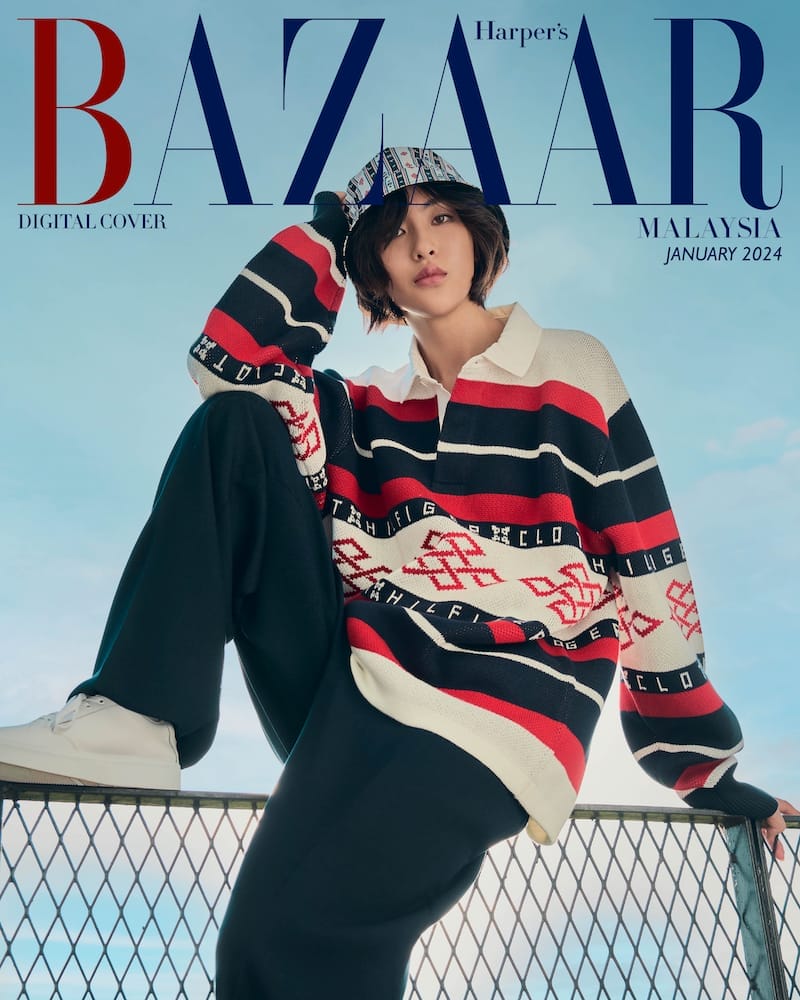 BAZAAR digital cover Jan '24 featuring Tommy X CLOT