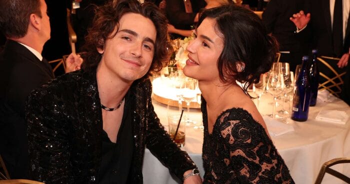 Kylie Jenner and Timothee Chalamet Spotted at the 2024 Golden Globes