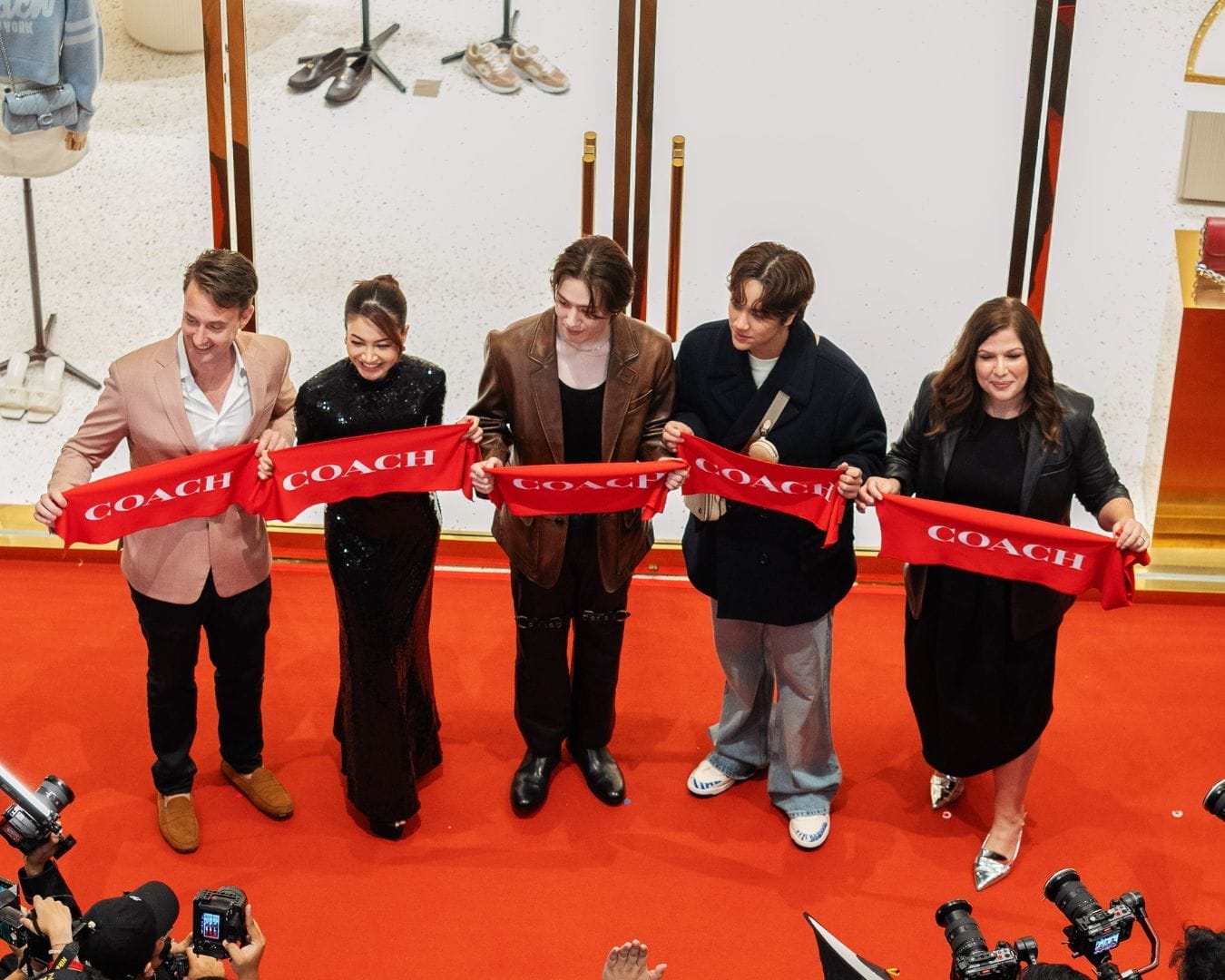 Coach ribbon cutting ceremony