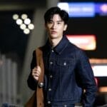 tay tawan departing for loewe's boutique opening in TRX kuala lumpur