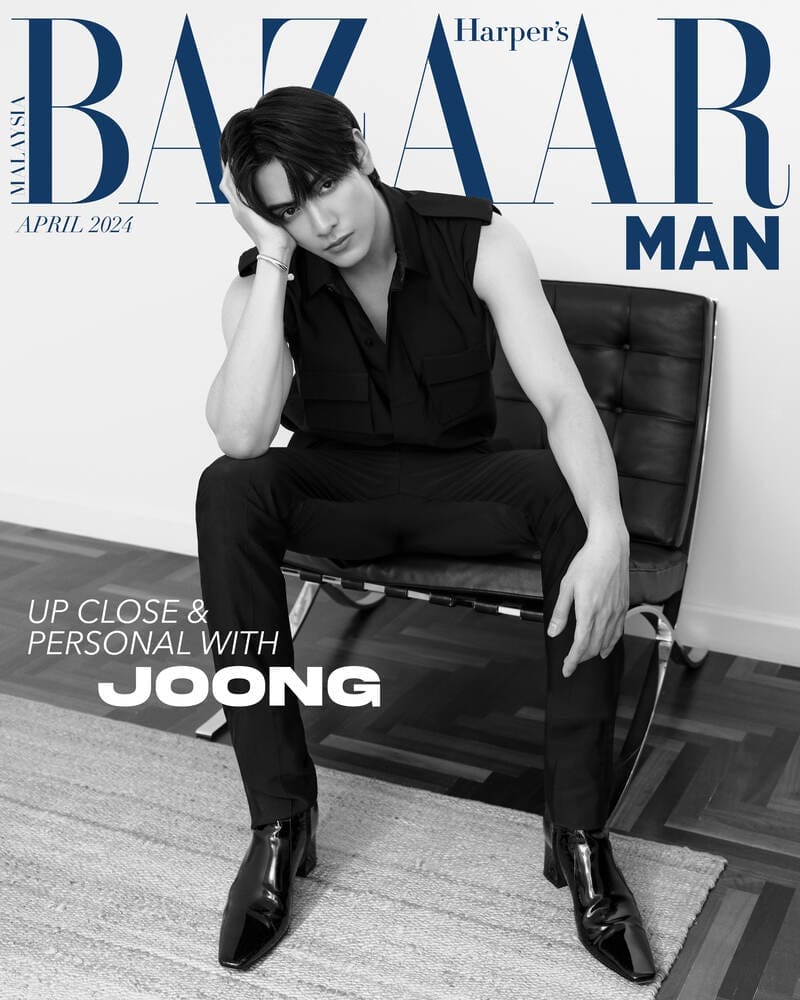 Joong Flaunts in Saint Laurent Men's Summer 2024 Collection