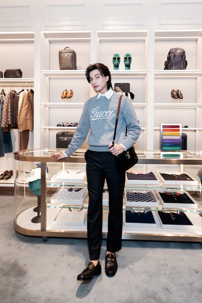 Gulf Kanawut at Gucci Boutique, The Exchange TRX