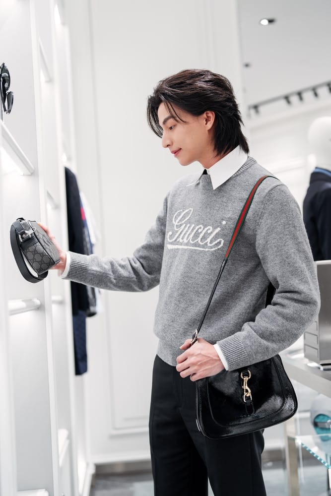 Gulf Kanawut at Gucci Boutique, The Exchange TRX