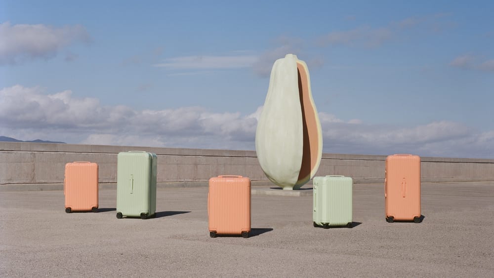 RIMOWA unveils two new colours for The Essential Range, mint and papaya