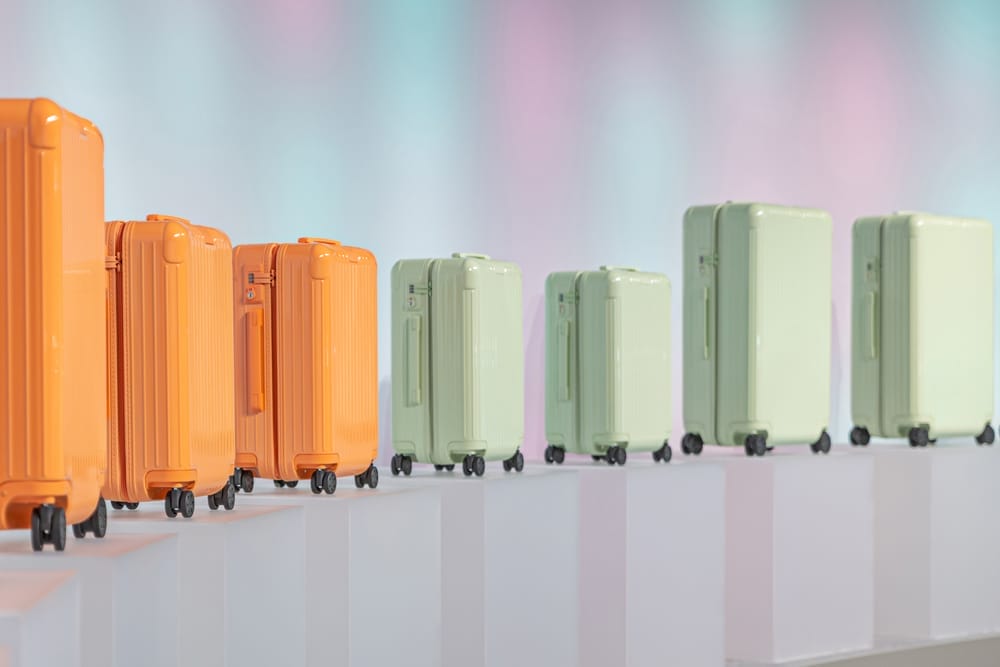 RIMOWA unveils two new colours for The Essential Range, mint and papaya
