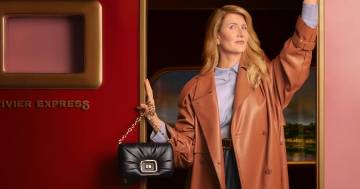 Laura Dern for Roger Vivier "Travelling Icons" series