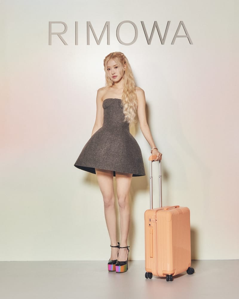 ROSE attends the RIMOWA launch event of Mint and Papaya in S-Factory, Seoul