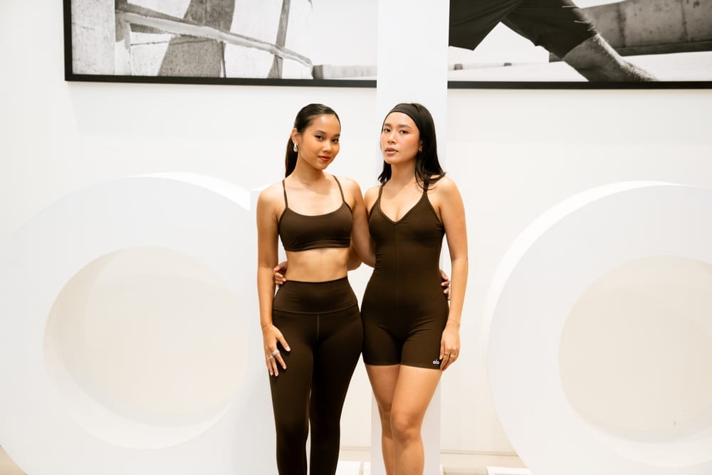 we celebrated national yoga day with alo yoga at the exchange trx