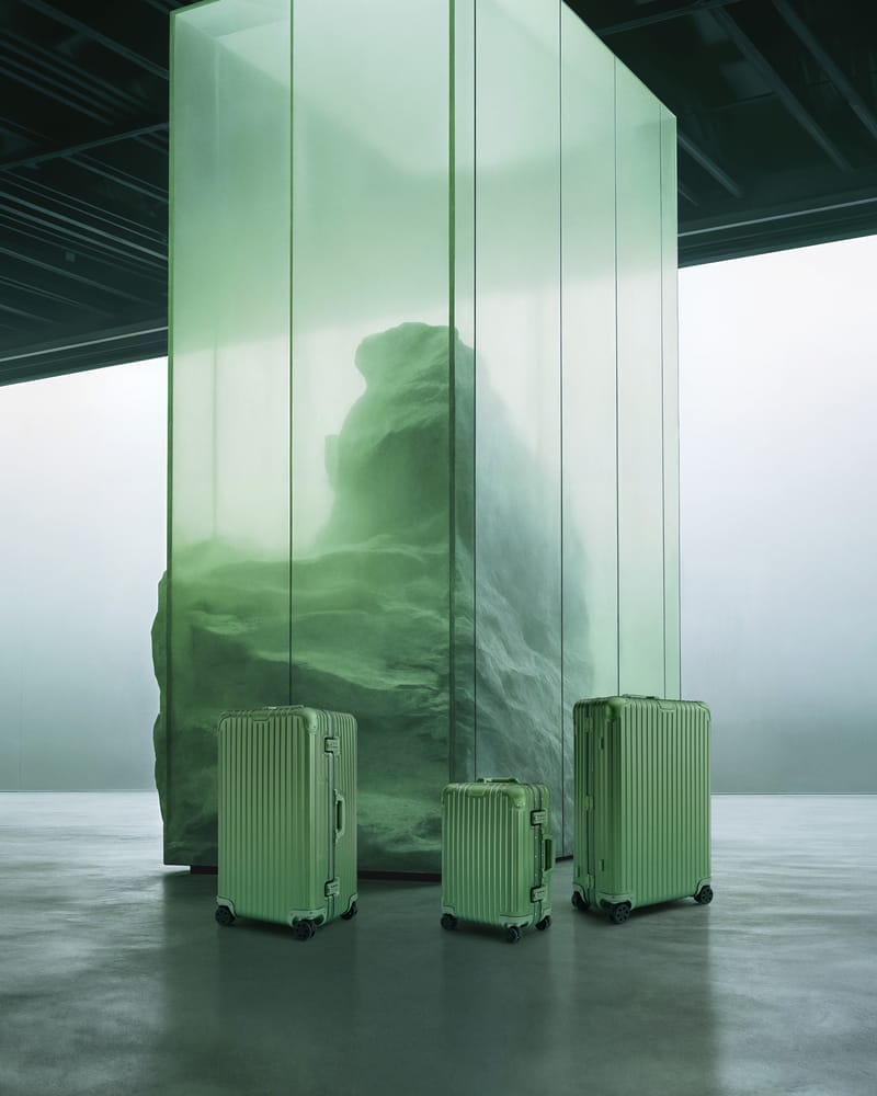 everything to know about the rimowa original suitcase in emerald
