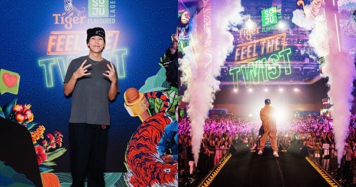 Loco, rapper for Tiger Soju Flavoured Lager