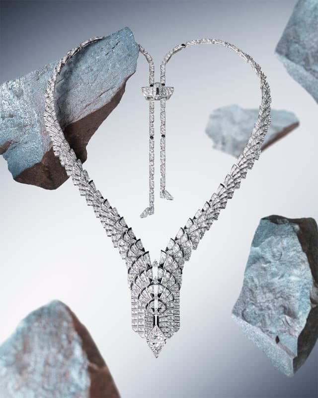 The Alae necklace from the Nature Sauvage collection by Cartier