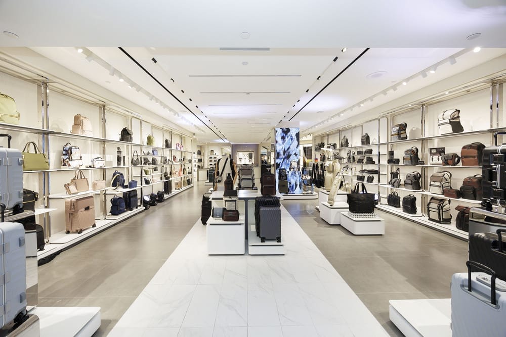 Inside the newly-revamped TUMI Suria KLCC store