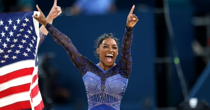 simone biles at the 2024 paris olympics