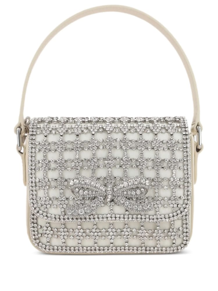 Self-Portrait Champagne Crystal Micro Bag