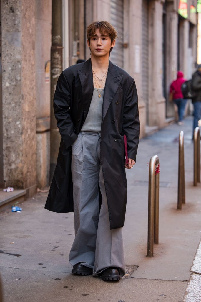 Han Seung-ju at menswear fashion week 2026