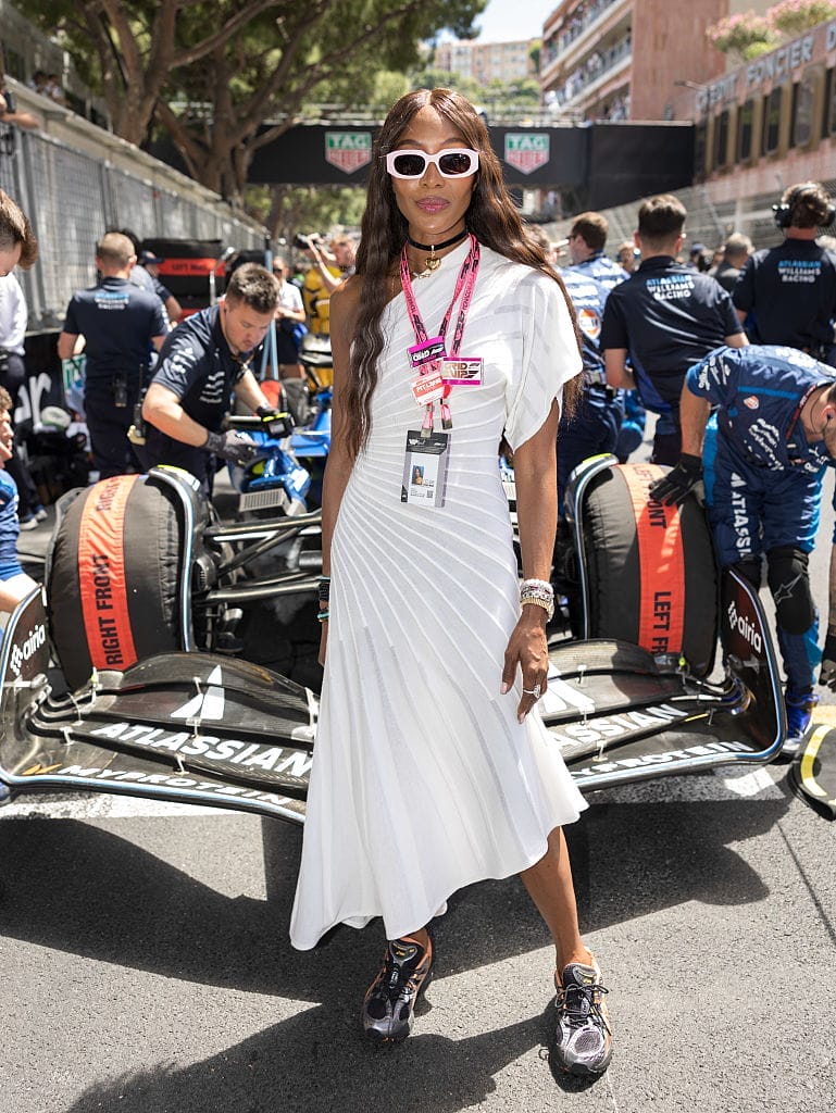 Naomi Campbell attends the F1 Grand Prix Of Monaco