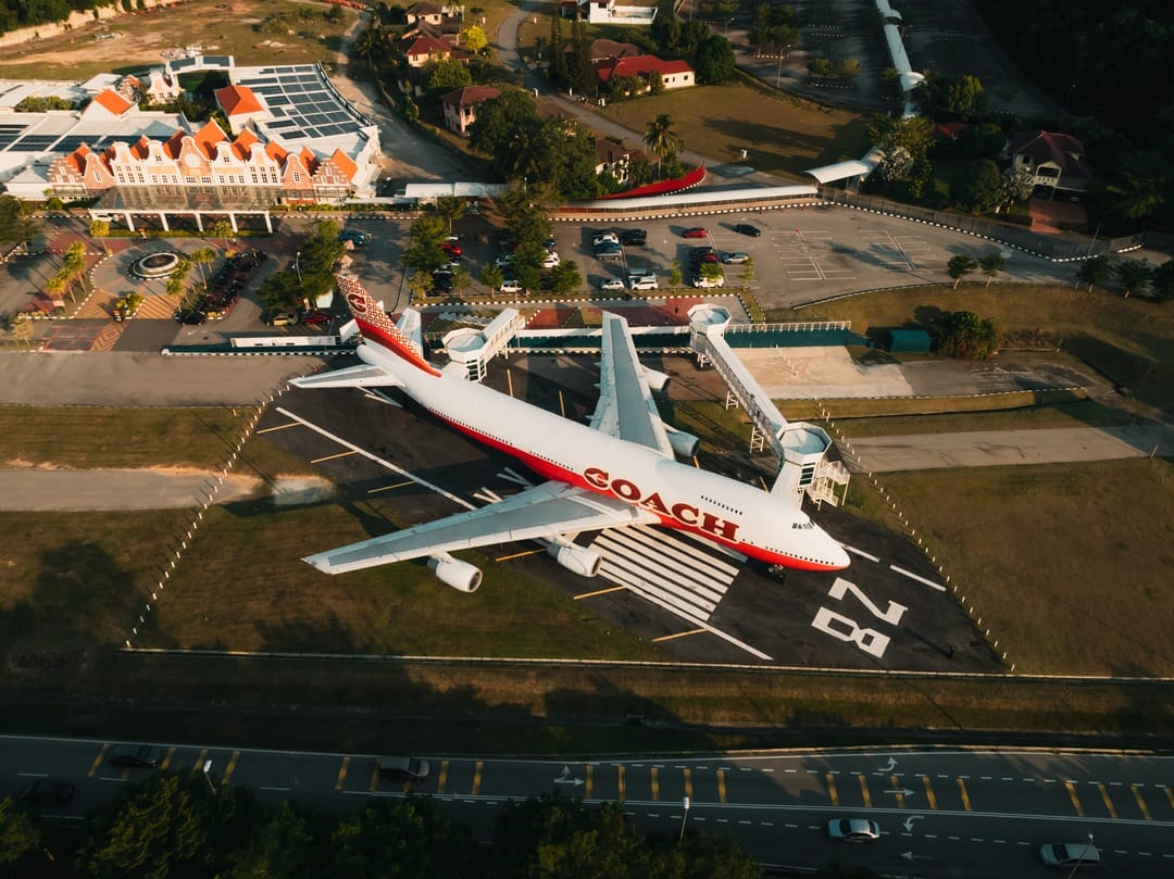 Inside Coach Airways in Melaka