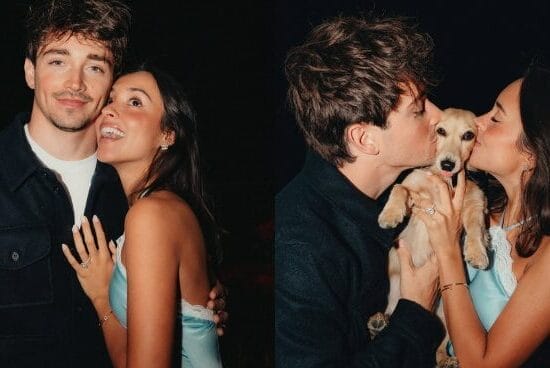 Charles Leclerc and Alexandra Saint Mleux are engaged!