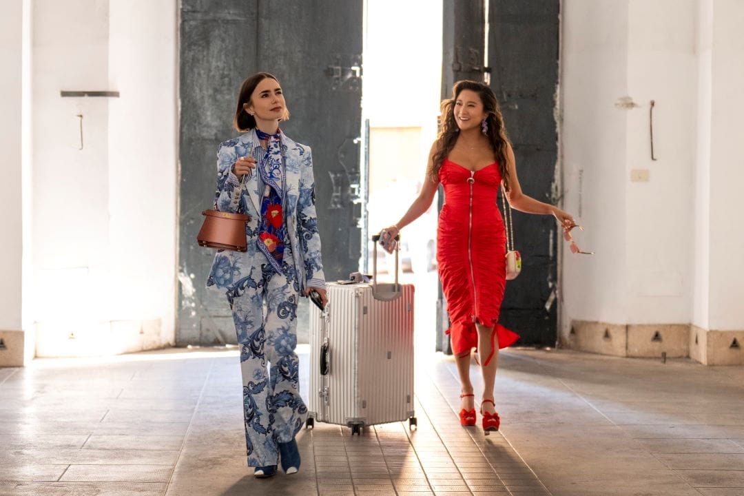 Emily Cooper and Mindy Chen embark on Roman adventures in the new season of 'Emily in Paris'