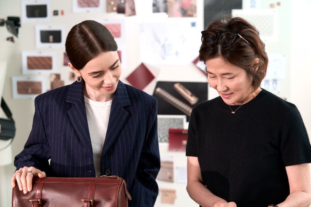 Lily Collins Creates Her Own C de Cartier Bag - Harper's BAZAAR