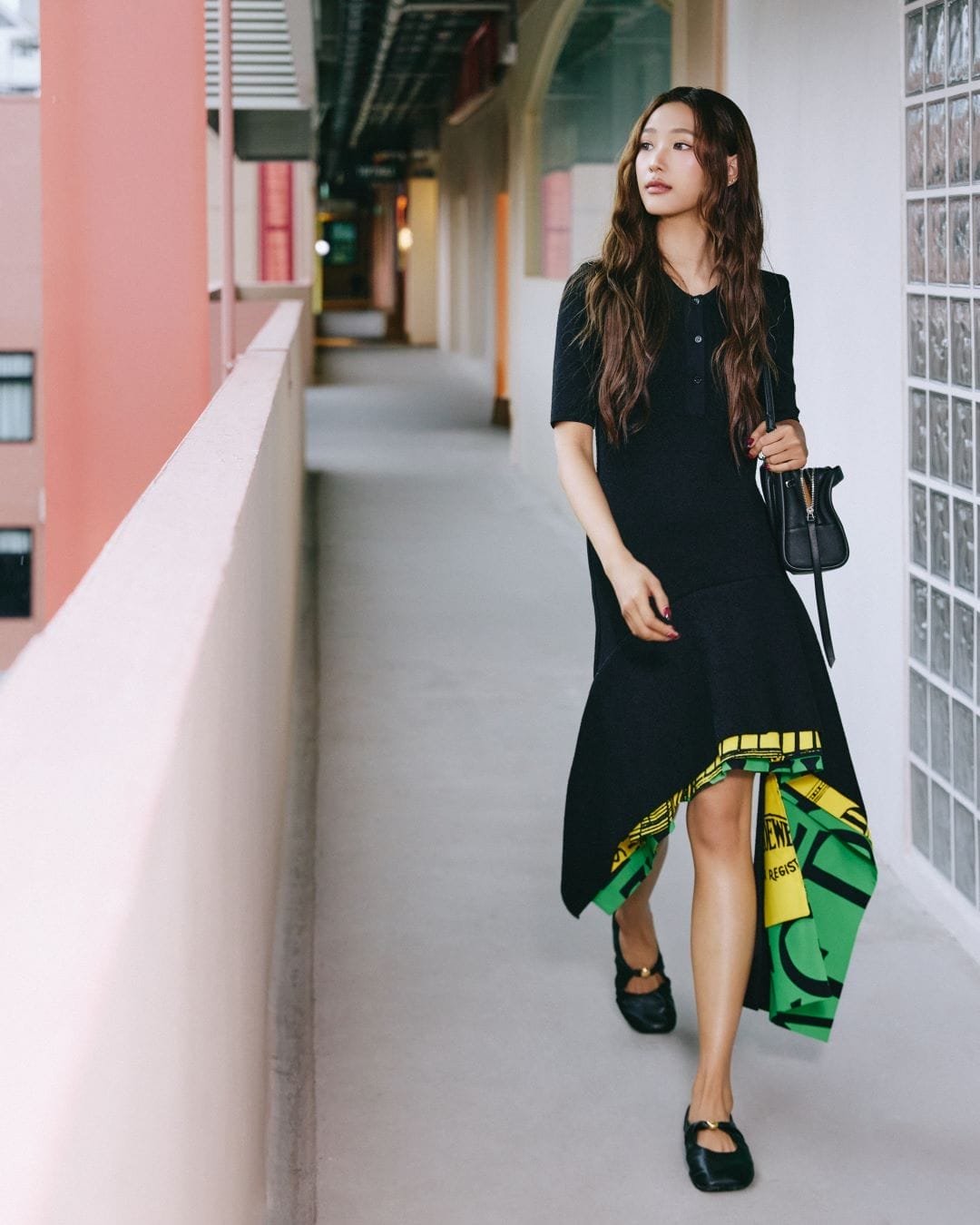 thai actress film rachunan wears loewe ss26 in singapore