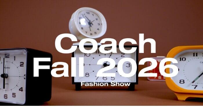 Live: Watch the Coach Autumn/Winter 2026 Collection Here